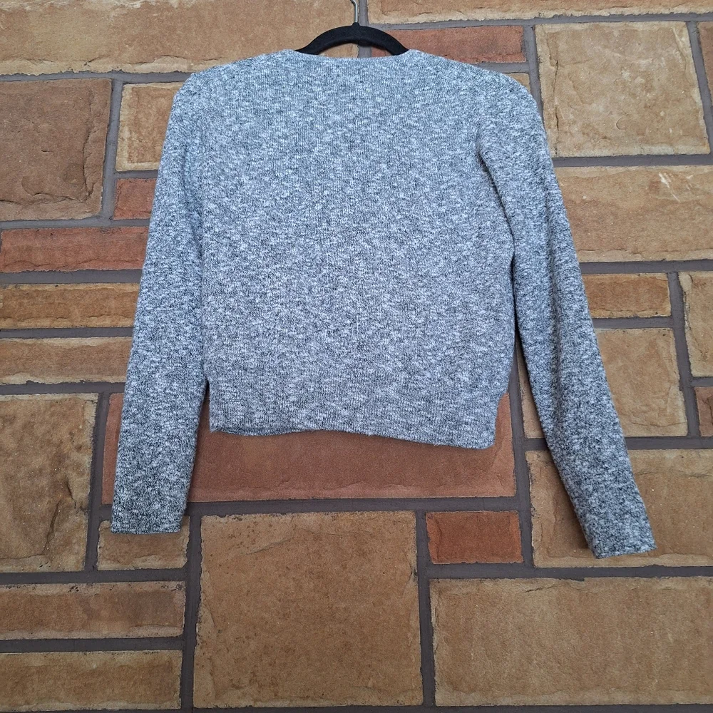 Madewell Knit Wrap V-Neck Sweater Small - Picture 6 of 7